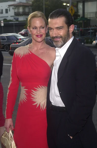 Antonio Banderas and Melanie Griffith — Stock Photo, Image