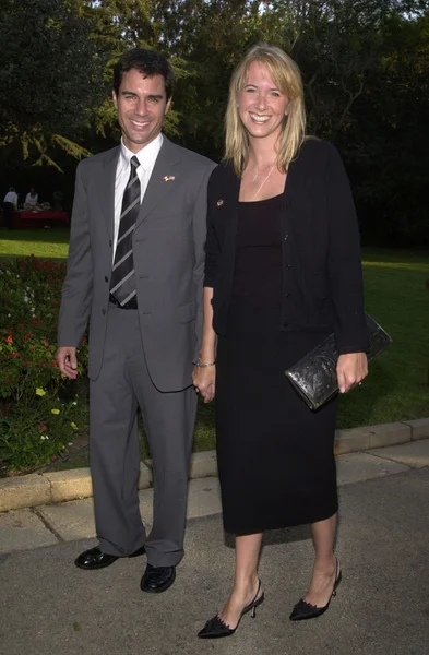 Eric McCormack and Janet Holden — Stock Photo, Image
