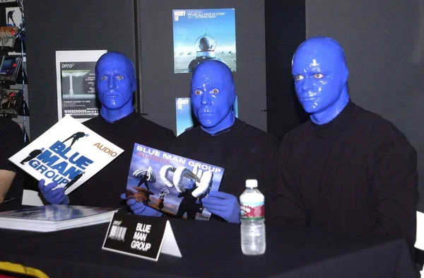 Grupa mężczyzna niebieski — Zdjęcie stockowe