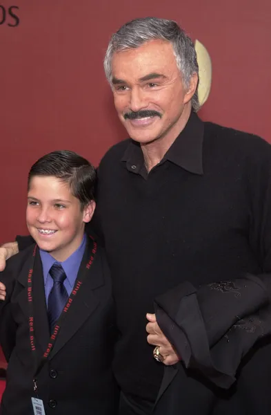 Burt reynolds und son quentin — Stockfoto