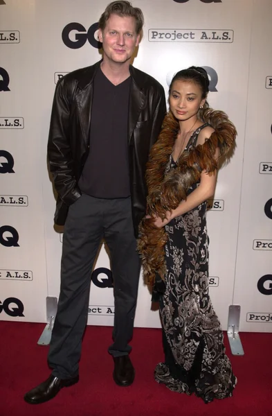 Craig kilborn en datum bai ling — Stockfoto