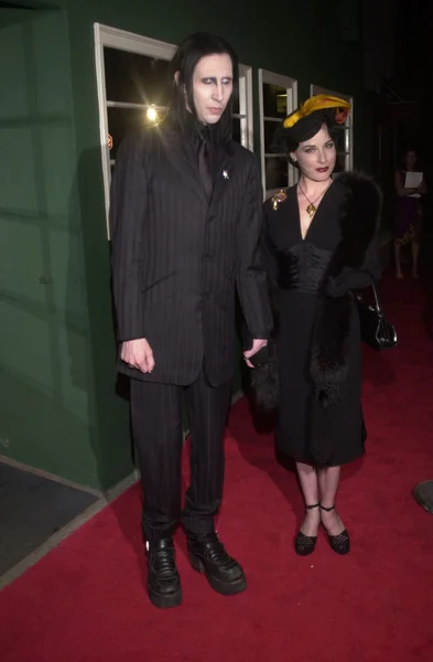 Marilyn manson a dita von teese — Stock fotografie