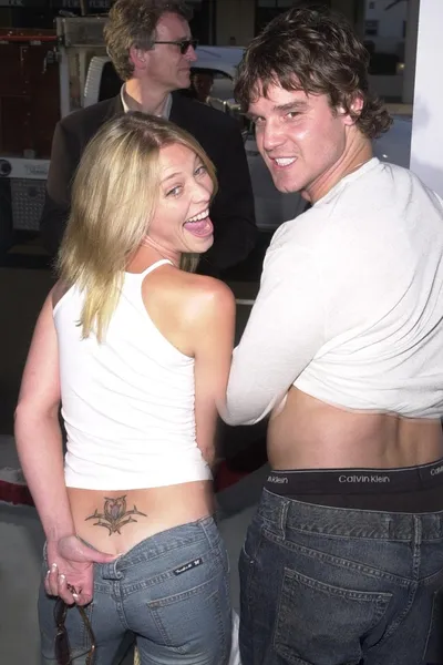 Amanda Detmer e Eddie McClintock — Fotografia de Stock