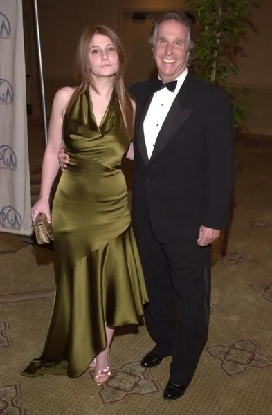 Henry Winkler and daughter Zoe — Stock Photo, Image