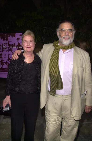 Francis Ford Coppola y su esposa — Foto de Stock