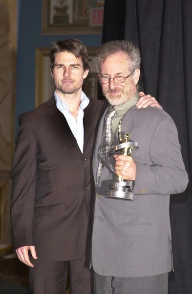 Tom Cruise e Steven Spielberg — Fotografia de Stock