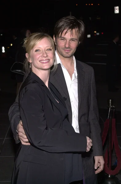 Anne heche und hubby coley laffoon — Stockfoto