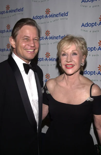 Michael York e la moglie Patricia — Foto Stock