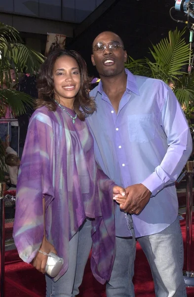 Morris Chestnut and wife Pam — Stock Photo, Image