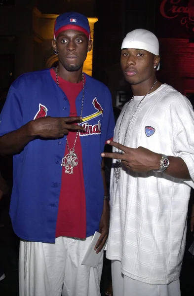 Darius miles och ricky bell — Stockfoto