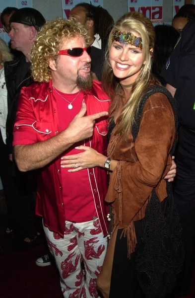 Sammy hagar und ehefrau kari — Stockfoto