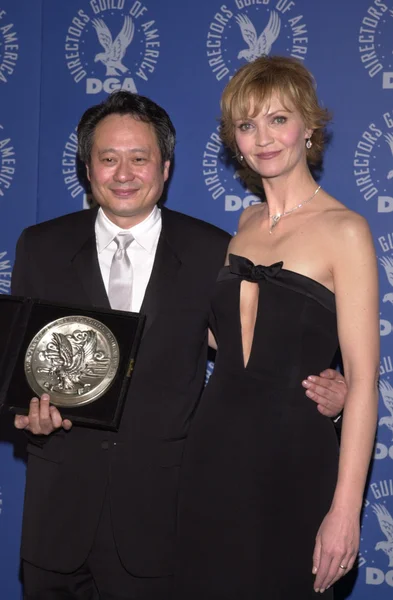 Ang Lee e Joan Allen — Fotografia de Stock