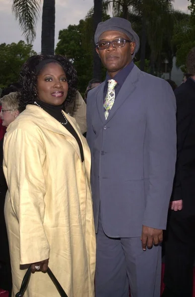 Samuel J. Jackson e LaTanya Richardson — Foto Stock