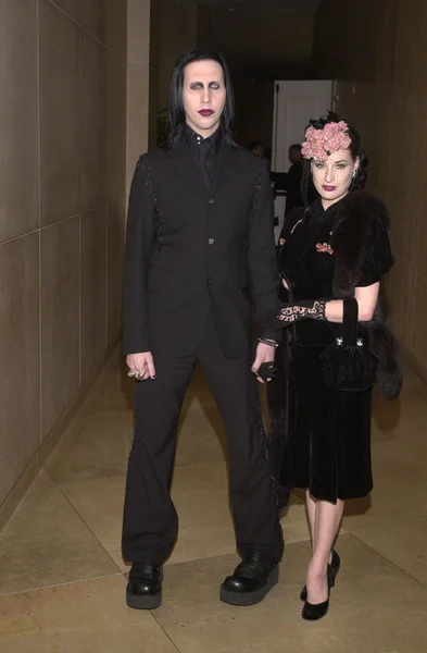 Marilyn manson i dita von teese — Zdjęcie stockowe