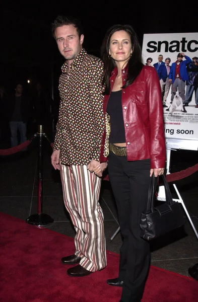 David Arquette y Courtney Cox — Foto de Stock