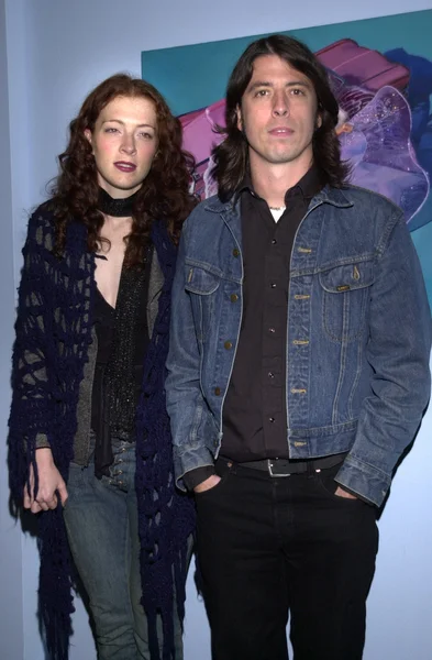 David Grohl and Melissa Auf Der Maur — Stock Photo, Image