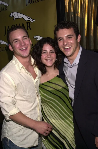 Ben Savage, irmã Kala Savage e irmão Fred Savage — Fotografia de Stock