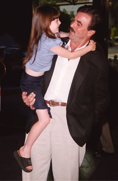 Tom Selleck and Steffani Brass — Stock Photo, Image