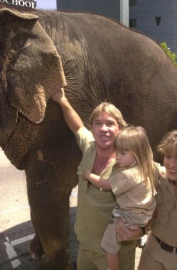 Steve Irwin, terri Irwin ve kızı bindi