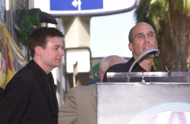 Mike myers ve jeffrey Katzenberg'in