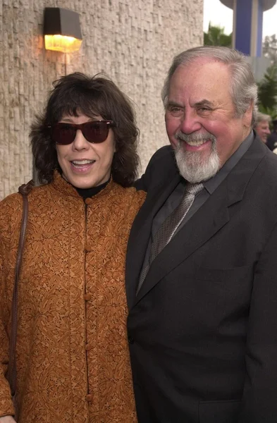 Lily Tomlin and George Schlatter — Stock Photo, Image