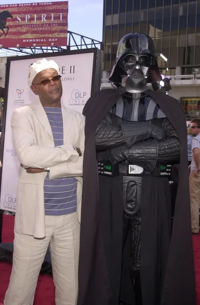 Samuel l. jackson a darth vader — Stock fotografie