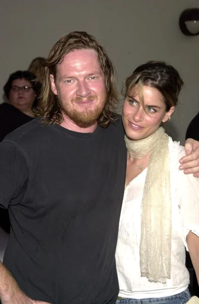 Logue Donal e Amanda Peet — Fotografia de Stock