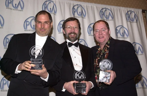 Steve Jobs, Ed Catmull e John Lasseter di PIXAR — Foto Stock