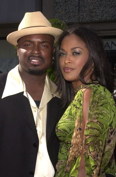 Leila Ali and husband — Stock Photo, Image