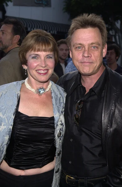 Mark hamill se manželka Zdenka — Stock fotografie