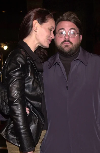 Kevin smith i żona jennifer — Zdjęcie stockowe