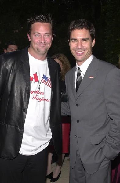 Matthew perry und eric mccormack — Stockfoto