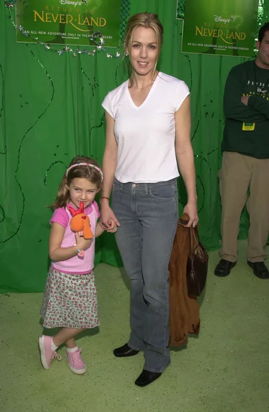 ジェニー ガースと娘ルカ — ストック写真