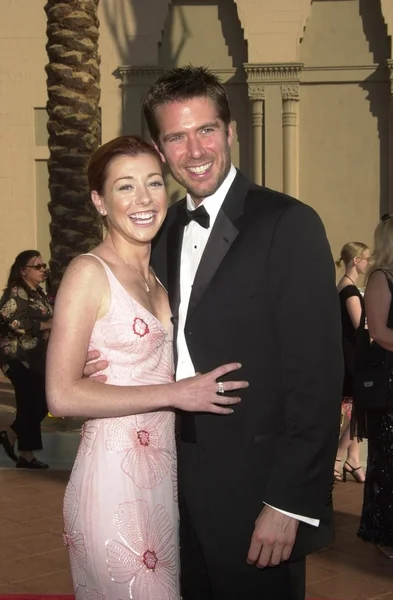 Alyson hannigan und alexis denisof — Stockfoto