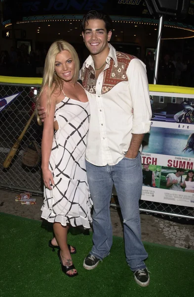 Jesse metcalfe och colleen shannon — Stockfoto