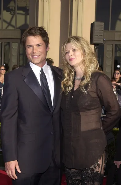 Rob lowe och fru sheryl berkoff — Stockfoto