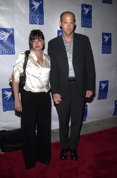 Anthony Edwards e moglie — Foto Stock