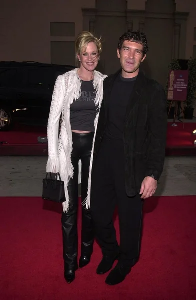 Melanie griffith och antonio banderas — Stockfoto