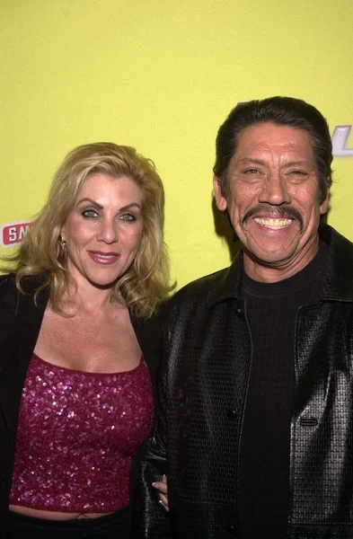 Danny Trejo and wife — Stock Photo, Image