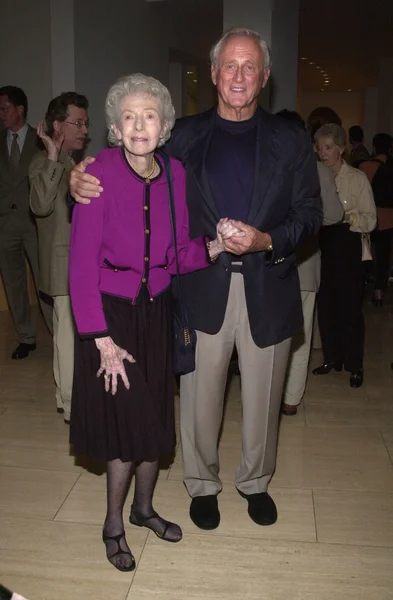 Samuel Goldwyn Jr y su hermana RuthAnn — Foto de Stock