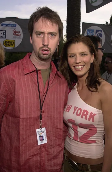 Tom Green con Nina Kaczorowski — Foto de Stock