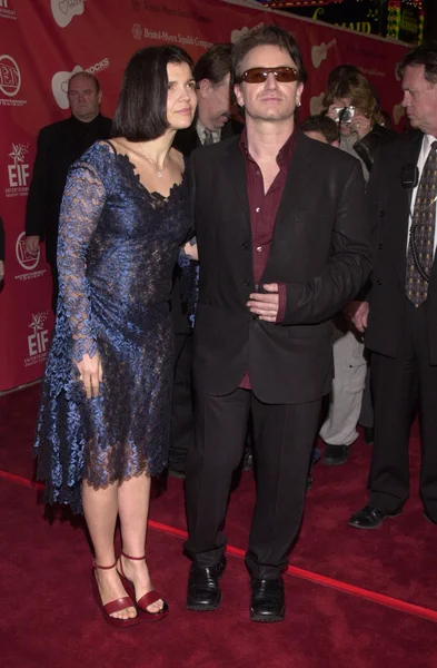 Bono and wife Ali — Stock Photo, Image