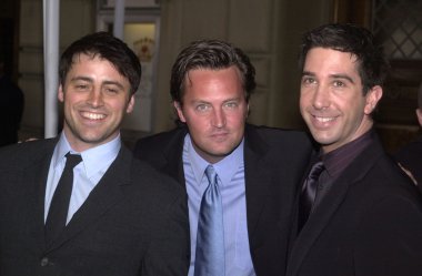 Matt leblanc, matthew perry ve david schwimmer
