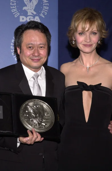 Ang lee och joan allen — Stockfoto