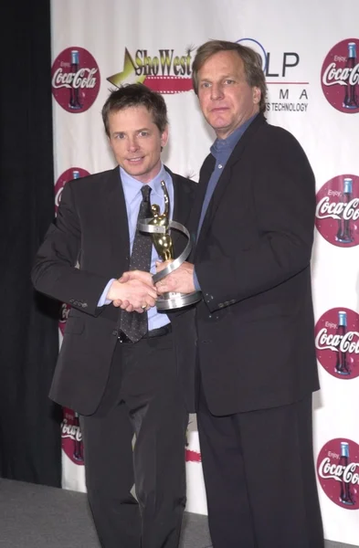 Michael j. fox och doug wick — Stockfoto