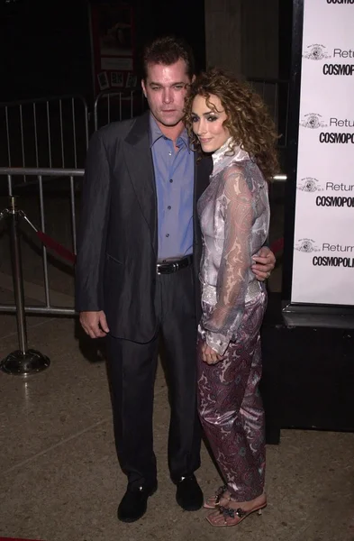 Ray Liotta e sua esposa Michelle — Fotografia de Stock