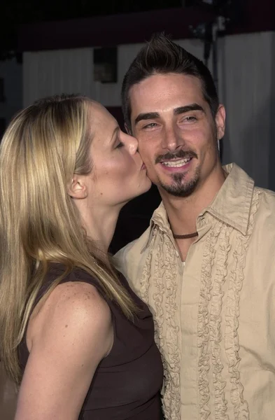 Kevin Richardson e la moglie Kristen — Foto Stock