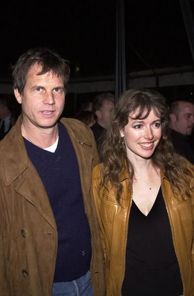 Bill Paxton y su esposa — Foto de Stock