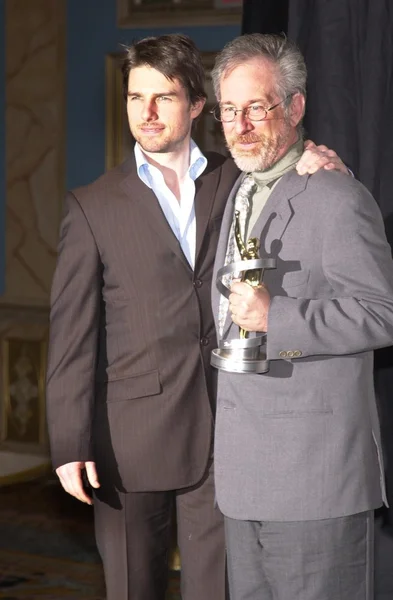 Tom Cruise and Steven Spielberg — Stock Photo, Image