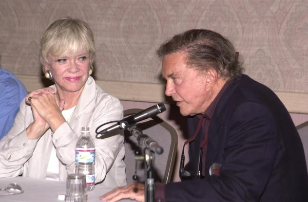 Anne Francis and Cliff Robertson — Stock Photo, Image